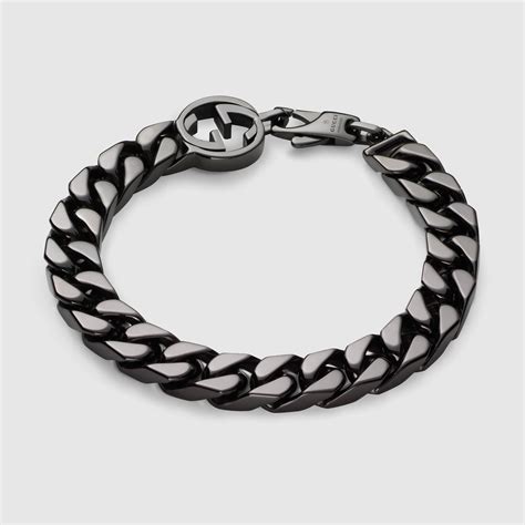 men gucci braclet|gucci interlocking g necklace men's.